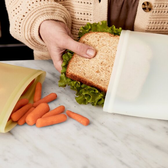 Small Hours - The Set of 2 Silicone Food Bags - Picture 5 of 6